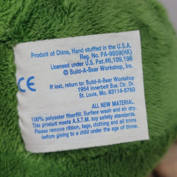 BAB Build A Bear Turtle Plush w/ Removeable Shell Pouch - Picture 6 of 8